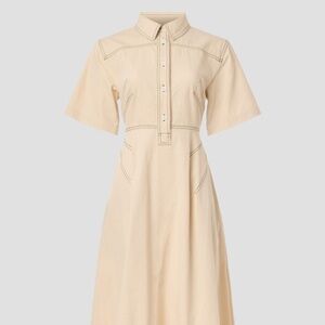 Rosetta Getty Collective Bone Shirtdress, 2